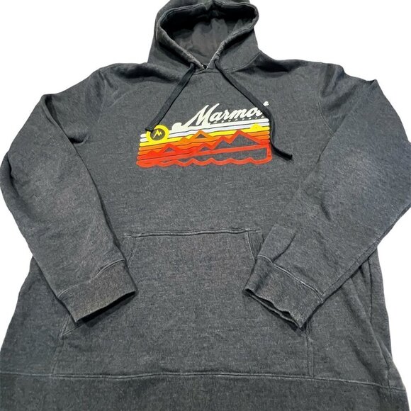 Marmot Other - MARMOT Hoodie Sweatshirt Pullover Front Graphic Outdoor Long Sleeve Size XL
